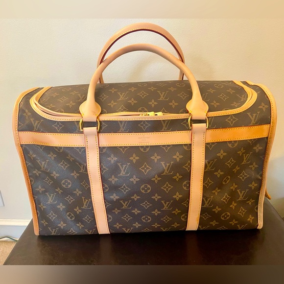 Luxury Alternative Other - French Luxury Monogram Pet Carrier